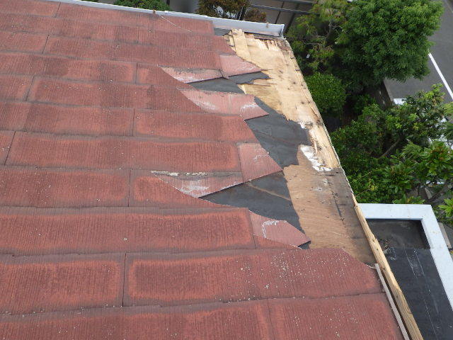 屋根補修　施工前