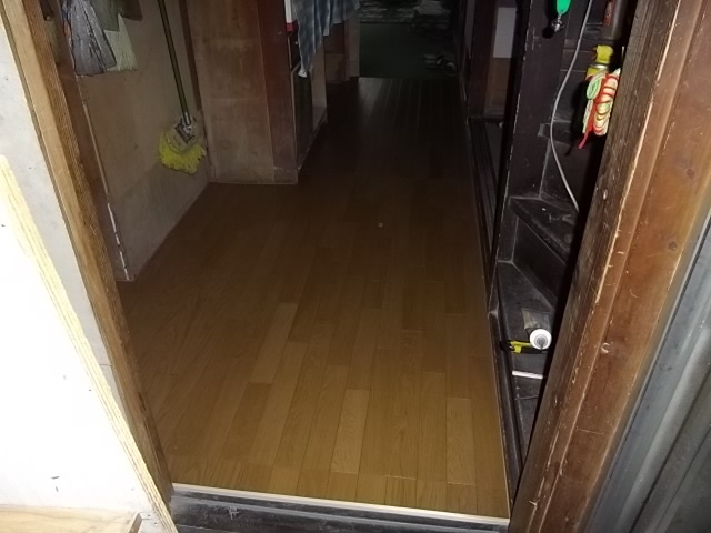 フローリング貼替　施工後