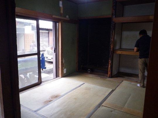 和室内装工事　施工前