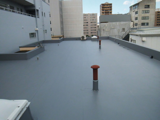屋上防水　施工後