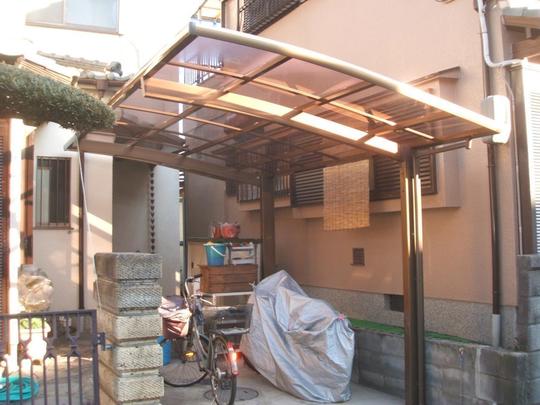 カーポート設置　施工後