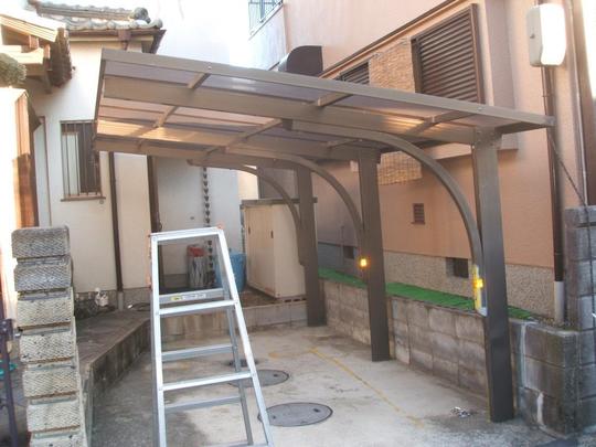 カーポート設置　施工前