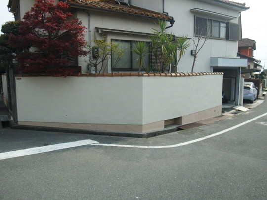 塀塗装　施工後