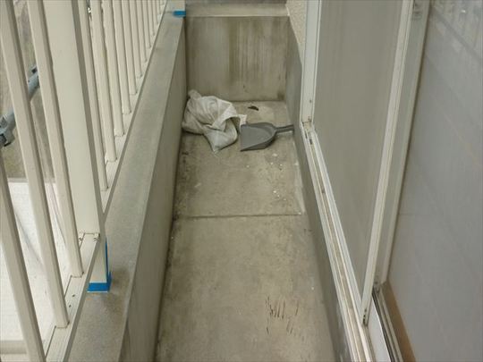 ベランダ防水　施工前