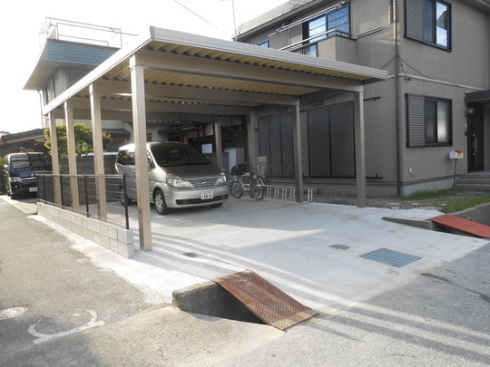 カーポート設置　施工後